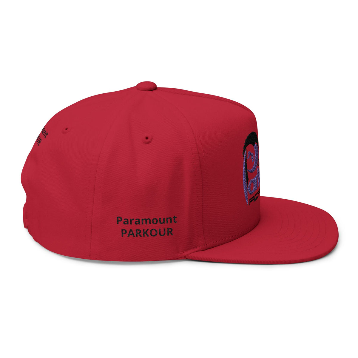 Flat Bill Cap — Embroidered Logo