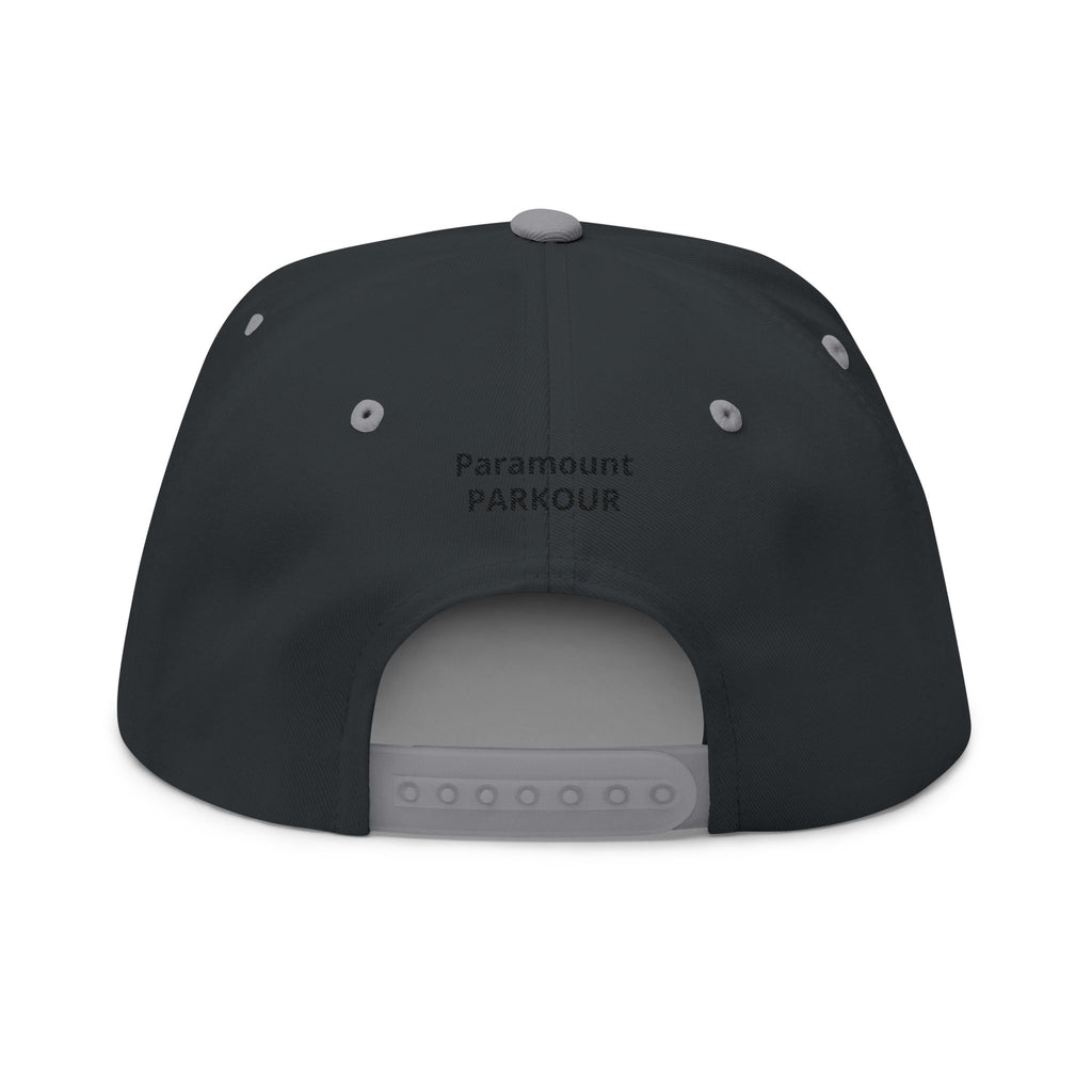 Flat Bill Cap — Embroidered Logo