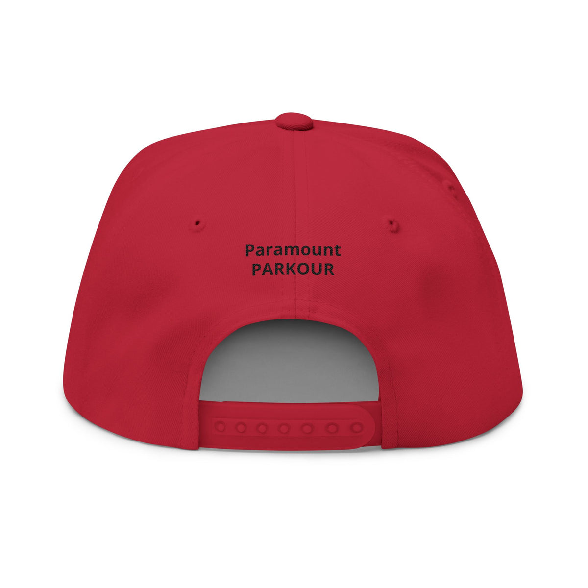 Flat Bill Cap — Embroidered Logo