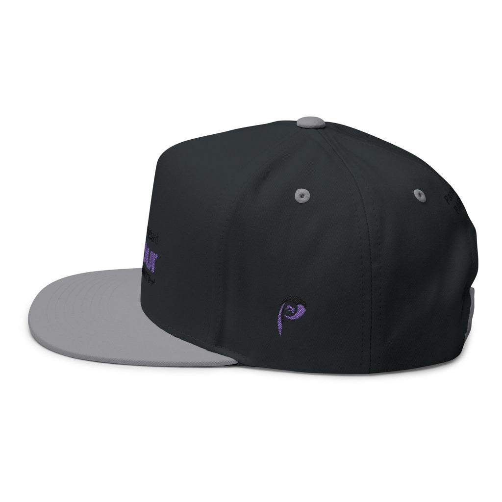 Flat Bill Cap — Embroidered Logo
