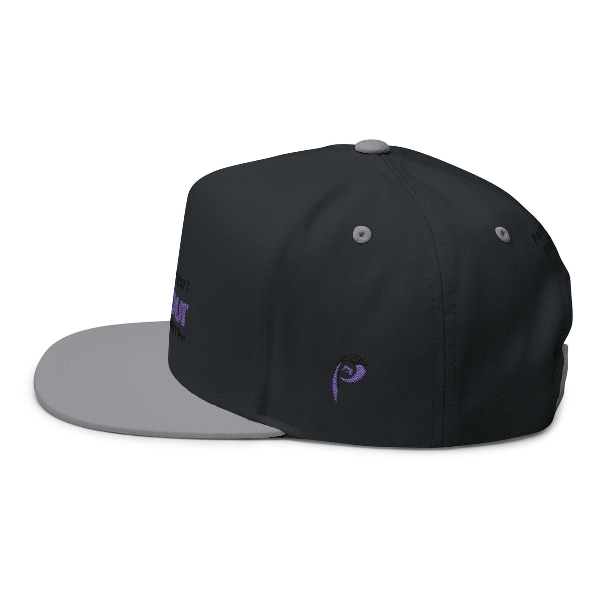 Flat Bill Cap — Embroidered Logo