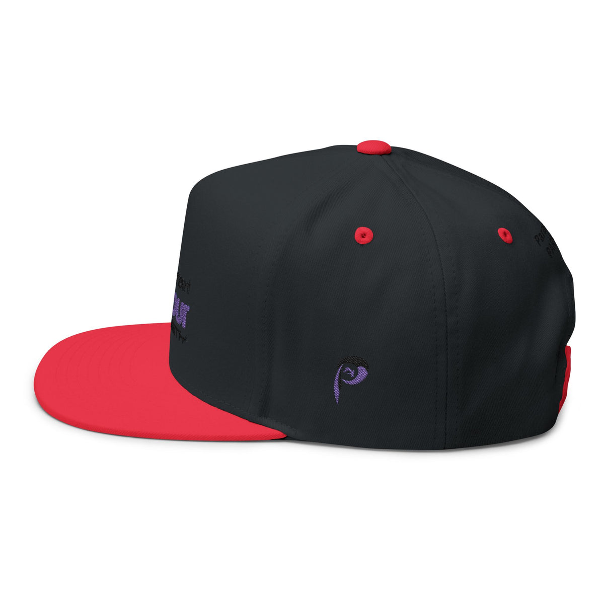 Flat Bill Cap — Embroidered Logo