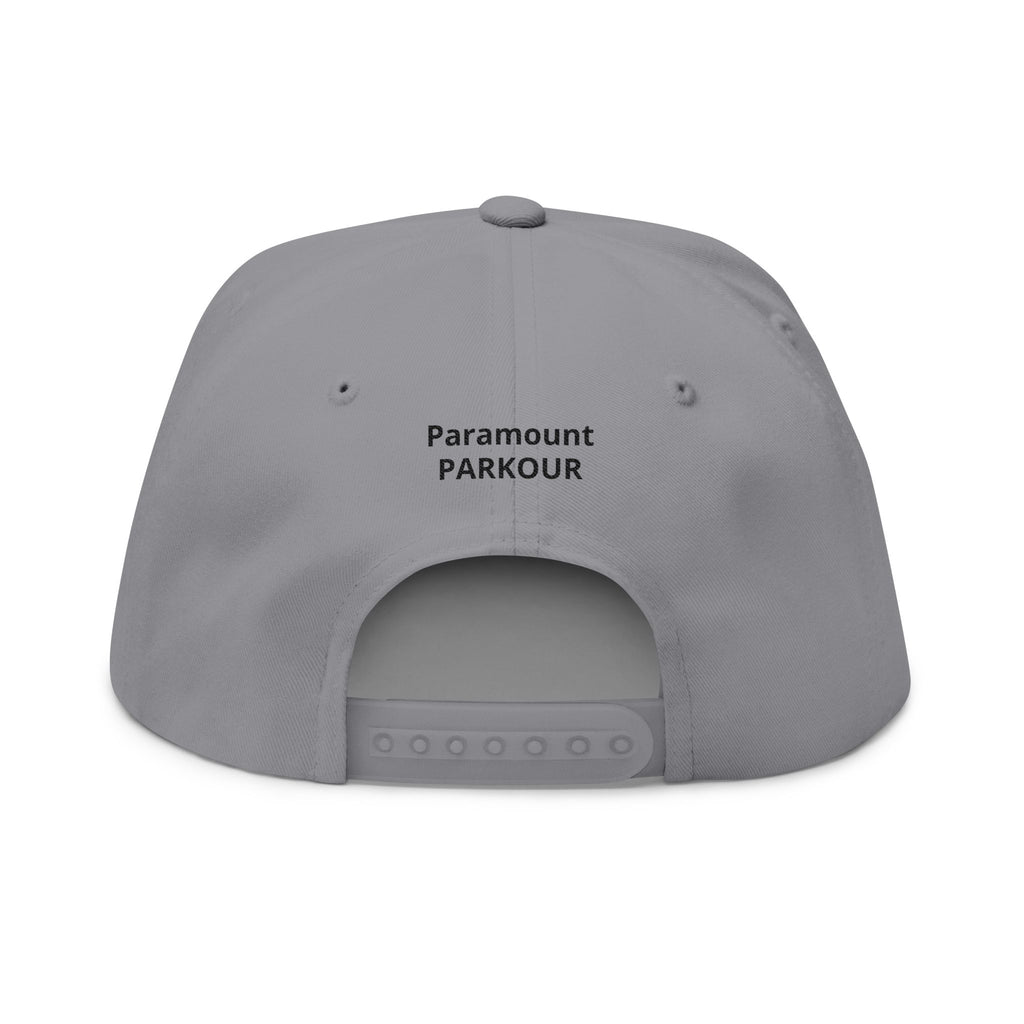 Flat Bill Cap — Embroidered Logo