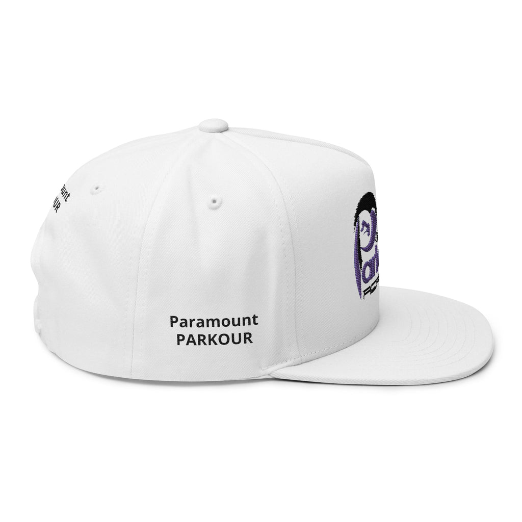 Flat Bill Cap — Embroidered Logo