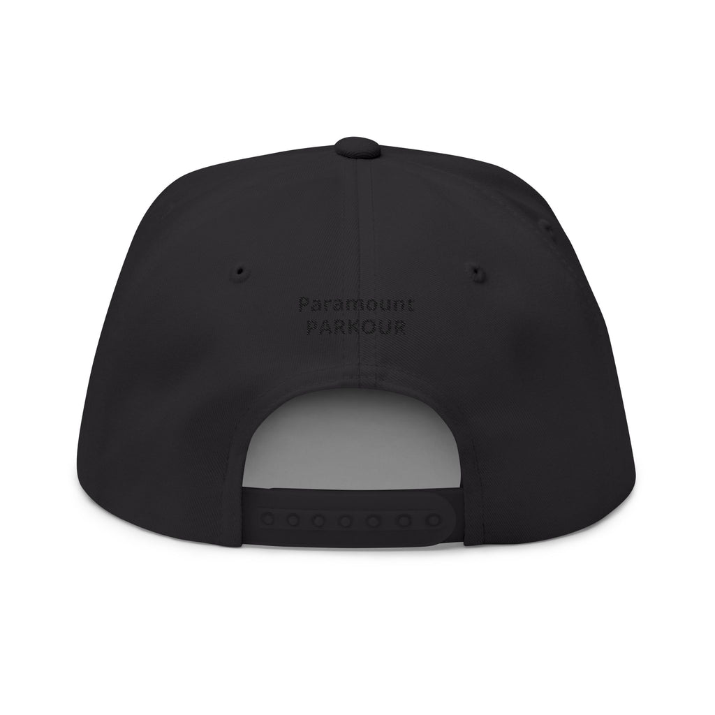 Flat Bill Cap — Embroidered Logo