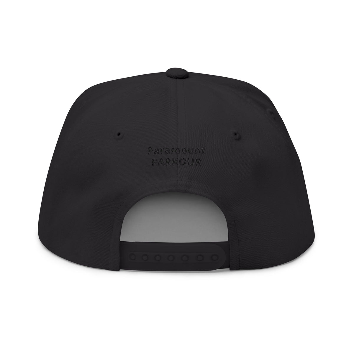 Flat Bill Cap — Embroidered Logo