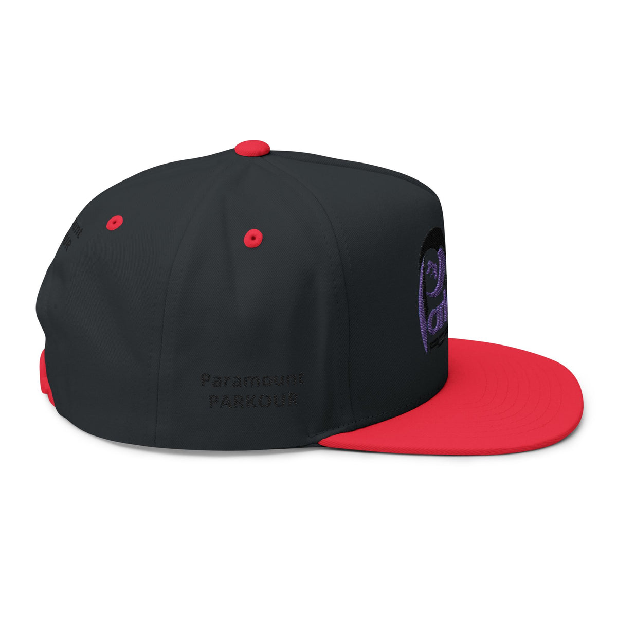 Flat Bill Cap — Embroidered Logo