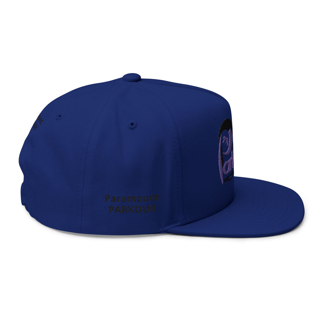 Flat Bill Cap — Embroidered Logo