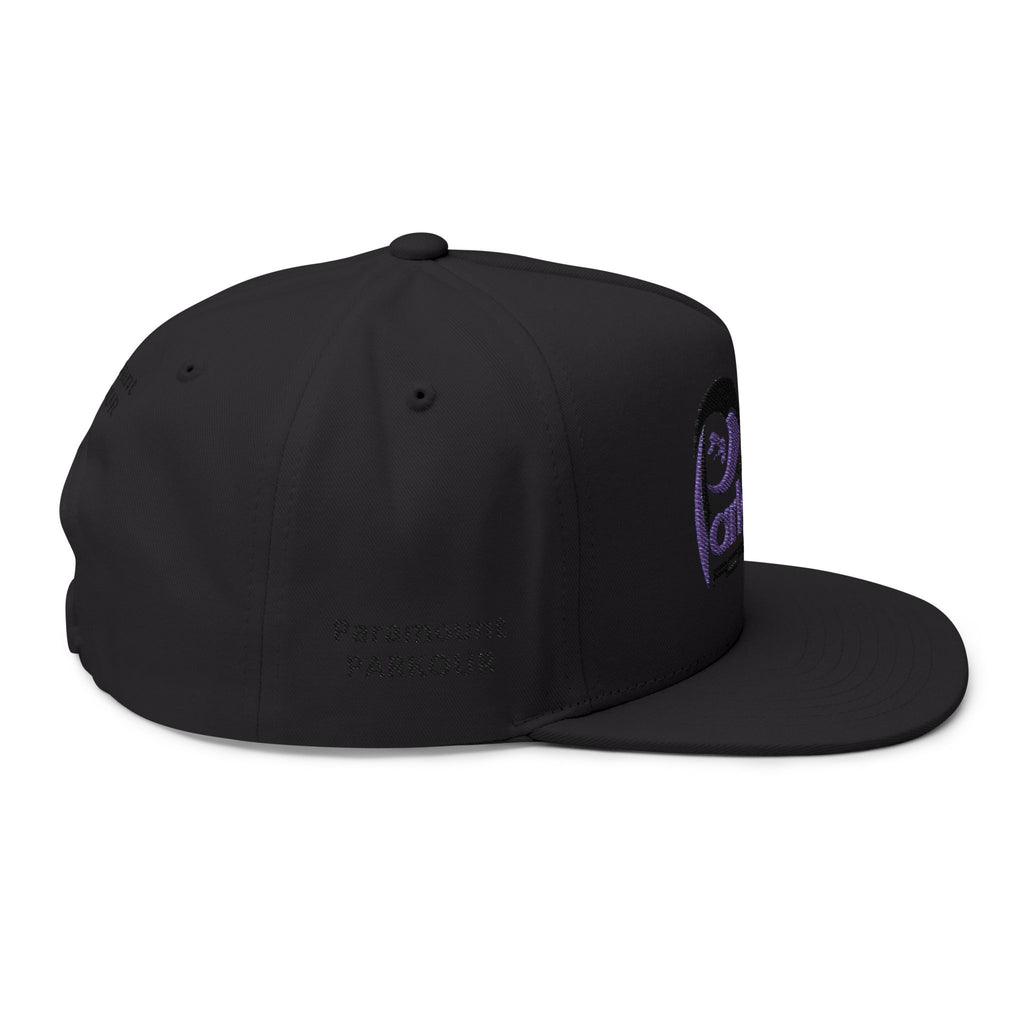 Flat Bill Cap — Embroidered Logo