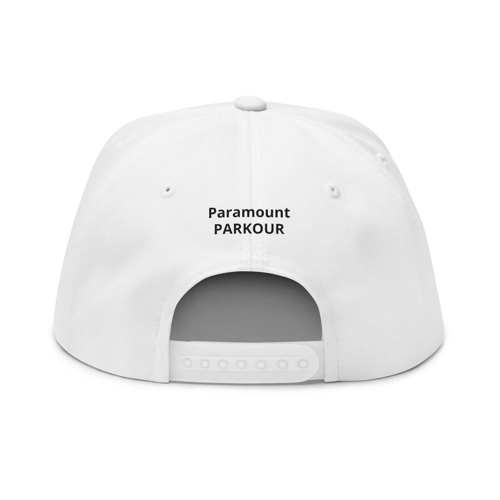 Flat Bill Cap — Embroidered Logo