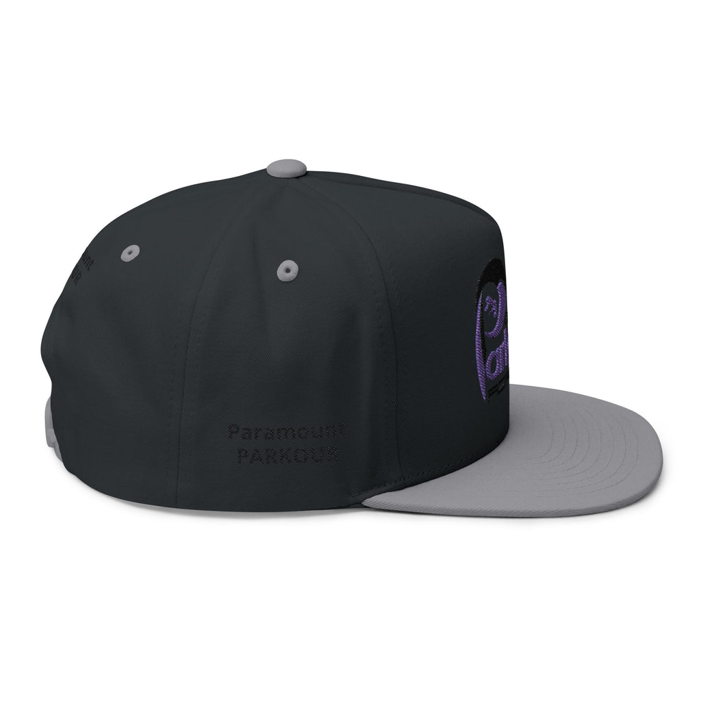 Flat Bill Cap — Embroidered Logo