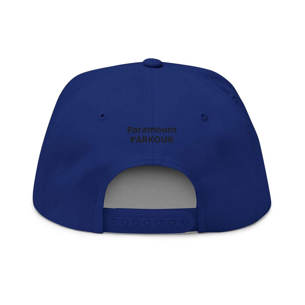 Flat Bill Cap — Embroidered Logo