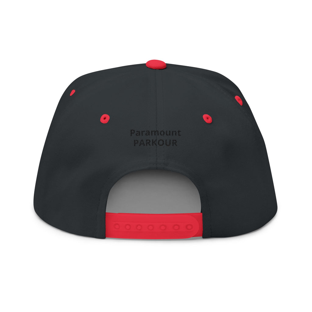 Flat Bill Cap — Embroidered Logo
